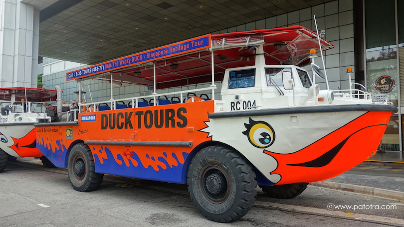 Amphibienfahrzeug Duck Tours Singapur