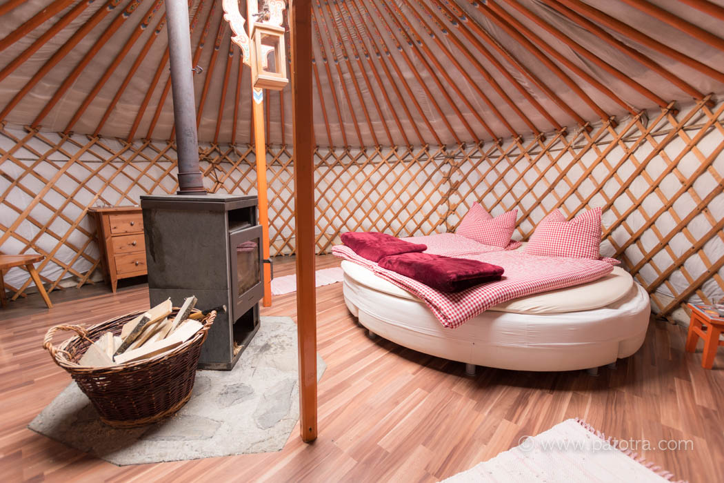 Mongolian yurt in Switzerland