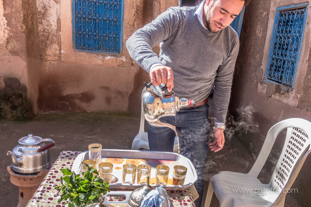 Marokkanische Teezeremonie