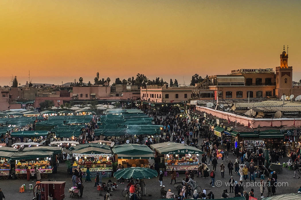 Djemaa el Fna am Abend