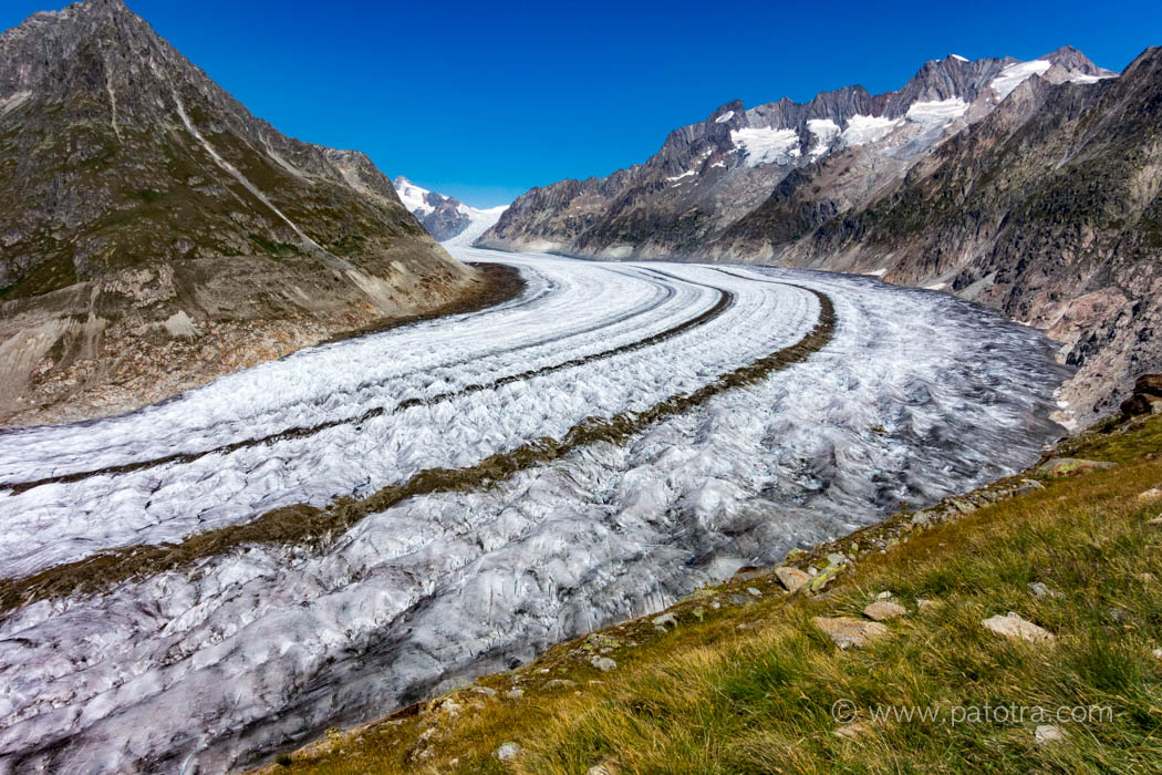 Spektakuläre Wanderung am Aletschgletscher