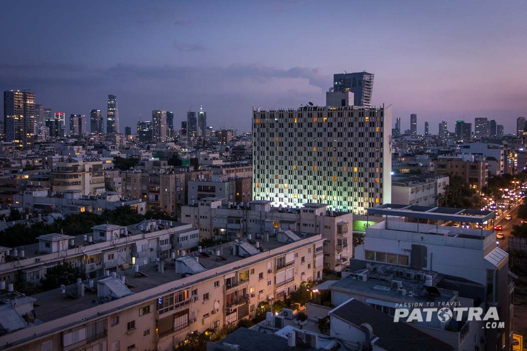 Tel Aviv in the evening
