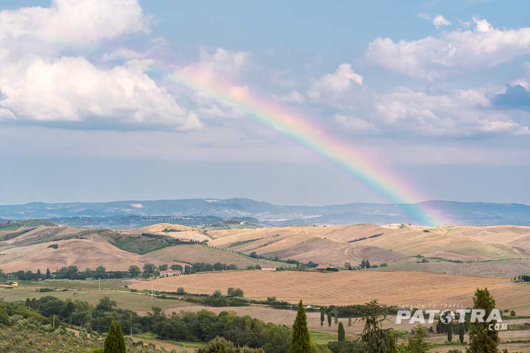 Regenbogen Toskana