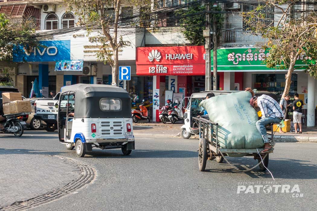Strasse in Phnom Penh