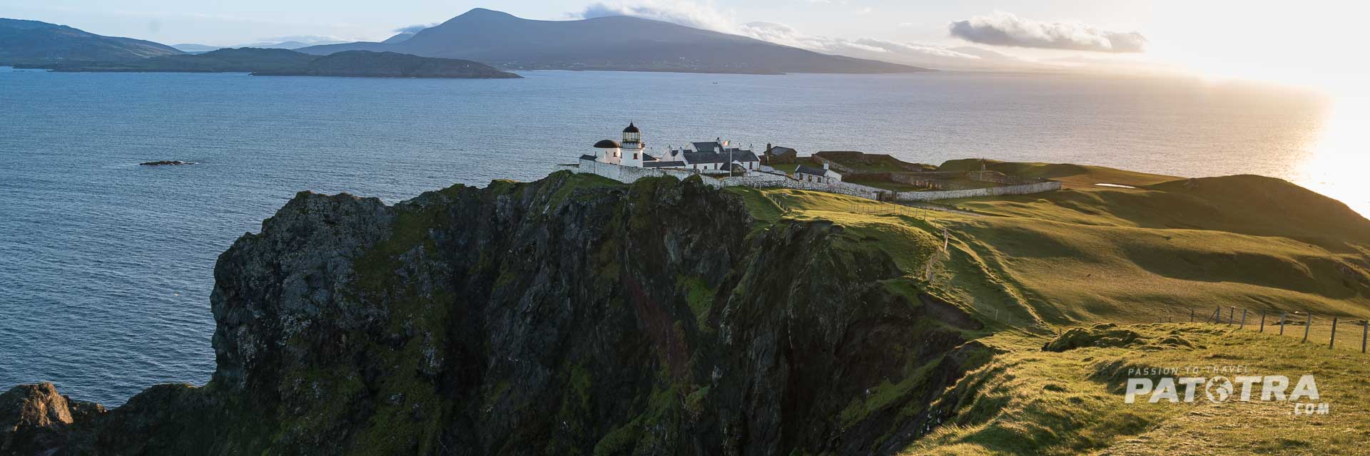 Das Leuchtturm Hotel von Clare Island, Irland