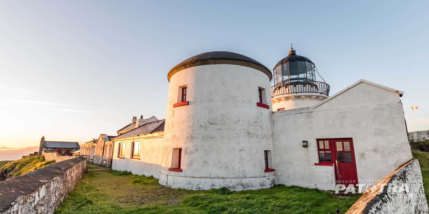 Leuchtturmhotel auf Clare Island
