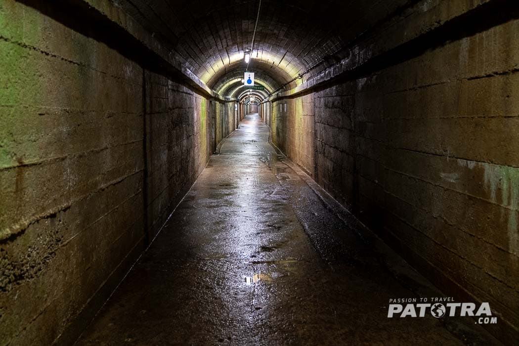 Gang im Untergrund Krankenhaus