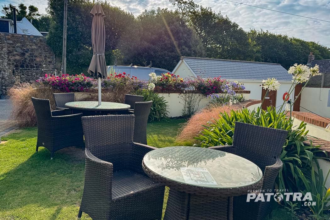 Garten im Hotel auf Guernsey