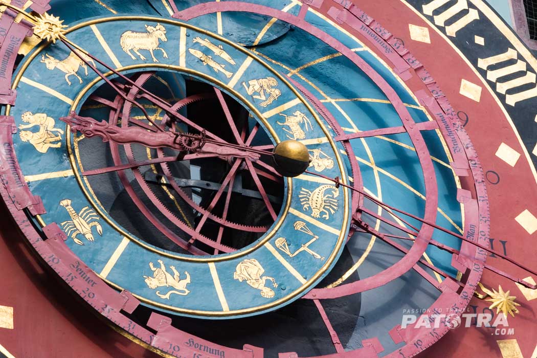 Die astrologische Uhr des Zytglogge