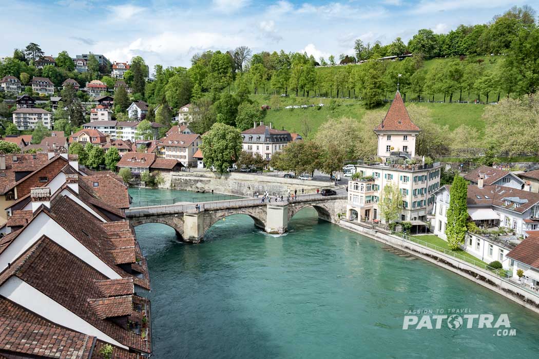 Blick zur Aare in Bern