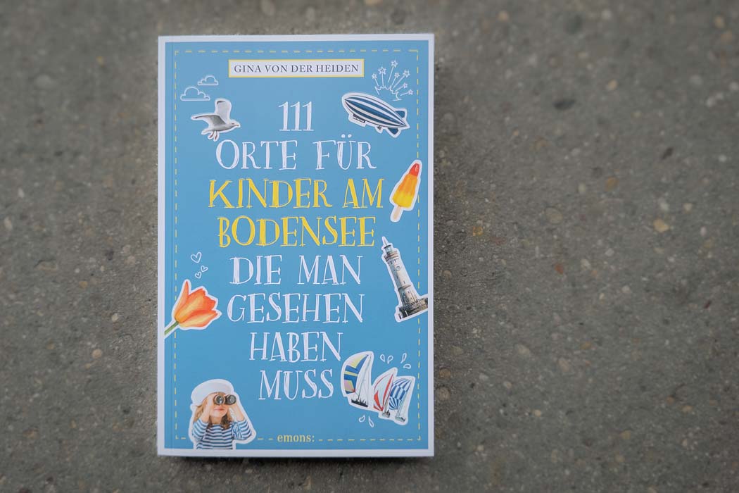 Buch mit dem Titel: 111 Orte fuer Kinder_am Bodensee die man gesehen haben muss