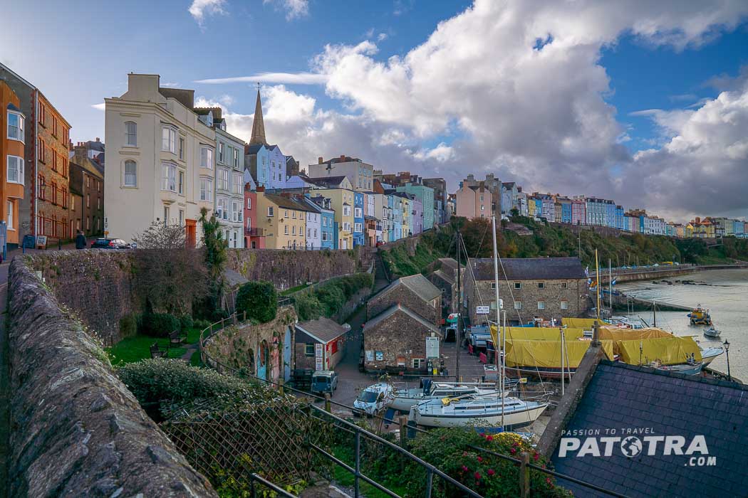 Tenby Häuserreiche am Meer